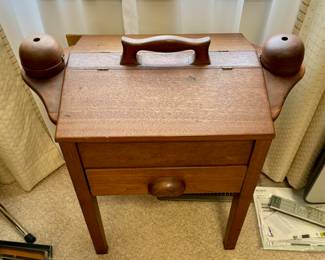 Antique sewing cabinet 