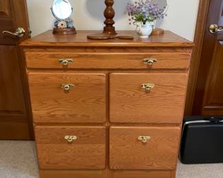 5 drawer solid wood cabinet