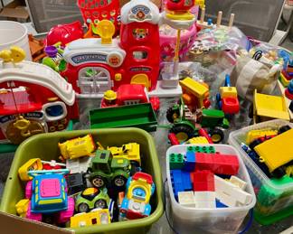 Fisher Price and assorted toys