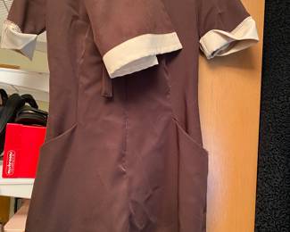 Vintage Waitress Uniform/Head Scarf