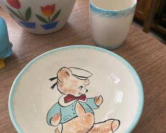 Vintage Child Cup Bowls, 