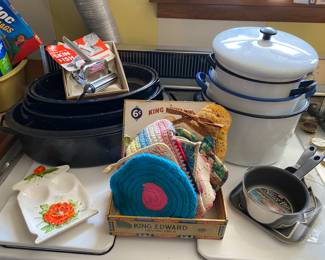 Vintage Enamel Cookware