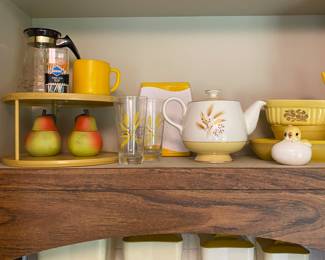 Mid Century Plastic Canisters, Mid Century