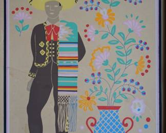 Carlos Merida, screen print