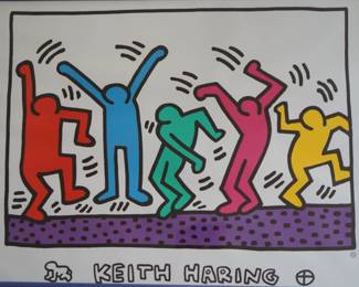 Keith Haring, screen print