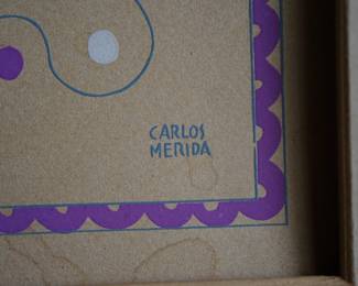 Carlos Merida, screen print