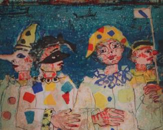 Paul Aizpiri, signed numbere print