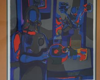 Marcel Mouly, hand signed poster