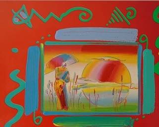 Peter Max , mixed media