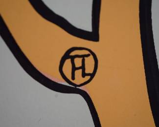 Henri De Toulouse Lautrec, signed on plate, screen print