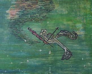 Paul Klee,oil on board