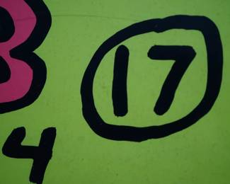 Keith Haring, signed stamped