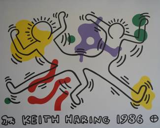 Keith Haring, screen print
