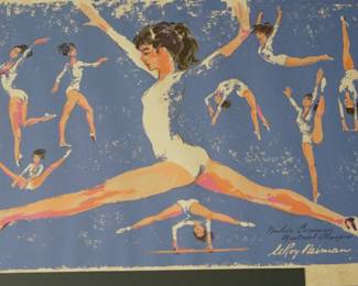 Leroy Neiman , hand pencil signed