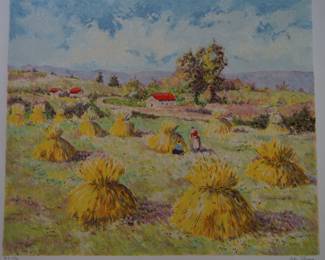 Lelia Pissarro, hand signed numbered print