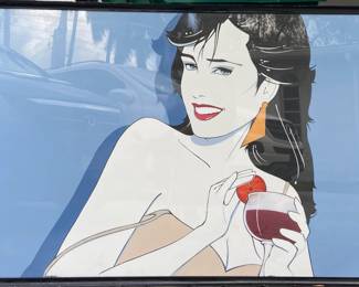 6 large pop art painting oil on board