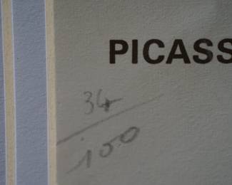 Pablo Picasso, numbered, stamped