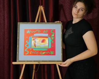 Peter Max , mixed media