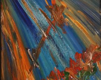 Konrad Zuse,oil on canvas