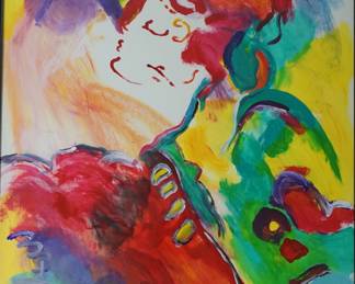 Peter Max , mixed media