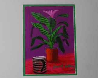 David Hockney , hand signed with certificate