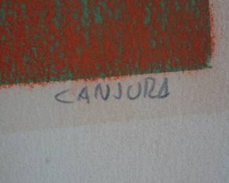 Noe Canjura, signed print