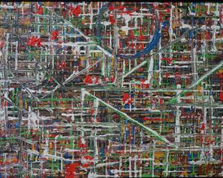 Edward Moses,oil on board