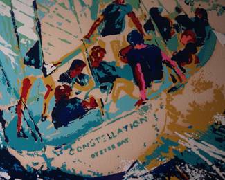 Leroy Neiman "12 Meter Yacht Race"