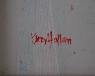 Kerry Hallam,oil on canvas