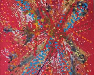 Vance Kirkland,oil on board