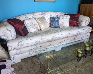 Floral sofa