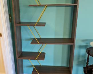 Open shelving bookcase
