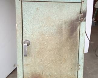 Vintage DeWalt Metal Machinery Cabinet