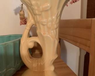 Vintage Shawnee Pottery Cornucopia Vase