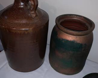 Vintage Urn and Jug