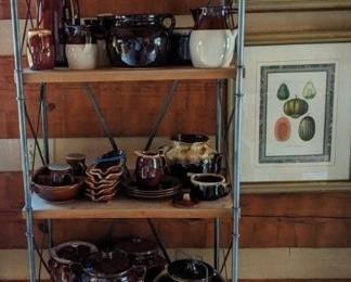 Vintage Pottery Bean Pots, Dishes, Bowls