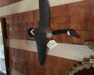 Dave Stavely Duck Wall Hanging Hand Carved