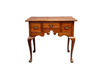 27 - 19th Century English Oak Lowboy  29H x 32.5W x 22D