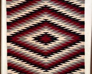 Genuine Navajo Wool Rug Eye Dazzler  Shirley Begay