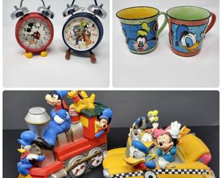Disney Collectibles Banks, Mugs, Clocks and More