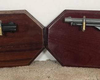 1800s Replica Revolvers with Display Frames