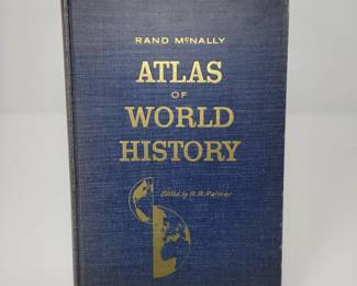 First Edition Atlas of World History Rand McNally  Palmer