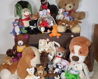 A Huge Lot of Plush Toys TY, Russ, Rushton MORE