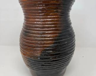 Authentic Signed Louise Goodman LKG 11.5 Pion Coil Earth Toned Pot