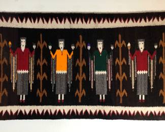 Authentic 100 Navajo Wool Yei Rug by Dorothy Nez  $25K$37K