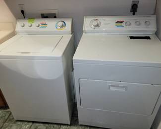 Washer and dryer