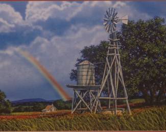 Signed George Boutwell print