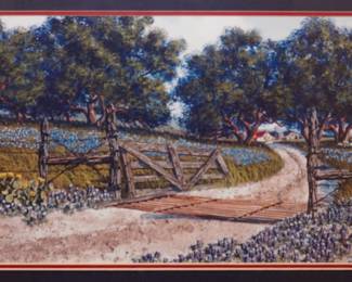 Signed George Boutwell print