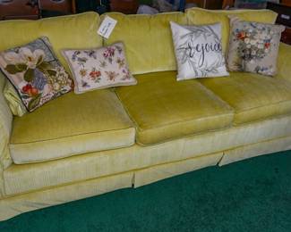 Lime colored sleeper sofa