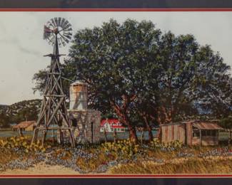 Signed George Boutwell print